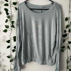 Light blue long sleeve